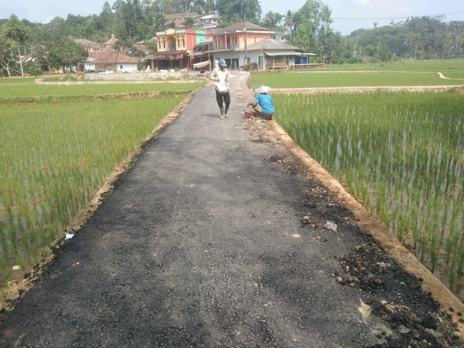 Jalan penghubung antar Desa